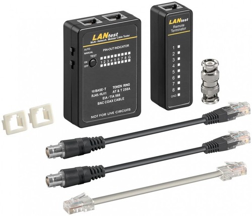 Netzwerk kabeltester set mit - netzwerk-kabeltester-set,,