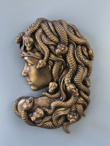 Medusa wandskulptur cm - wandskulptur,, 25