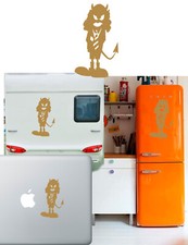 Angus Young, Vinylaufkleber Karikatur AC/DC +