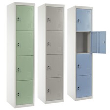 Schließfach Boston T163, Metallschrank Wertfachschrank Spind, Metall 180x38x45cm