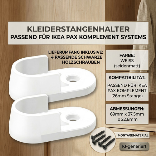 Kleiderstangenhalter passend - 2,