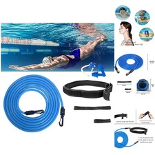 Schwimmgurt Erwachsene,4m Einstellbare Schwimmgurt Für Pool,Schwimmtrainer Ge...