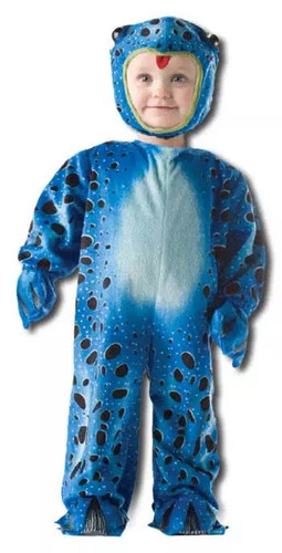Blauer frosch als verkleidung - frosch,