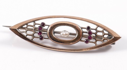 Antikschmuck brosche art deco - antikschmuck,