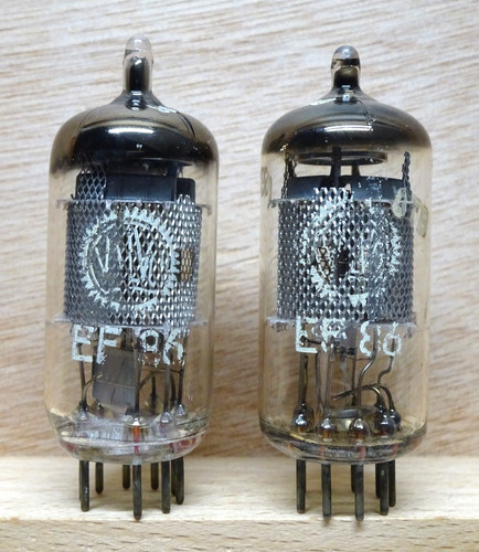 Pair valvo ef86 über - ef86, %