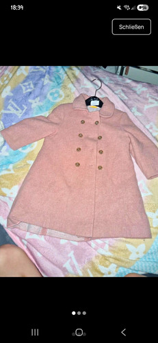 Steiff mädchen mantel rosa - mädchen,