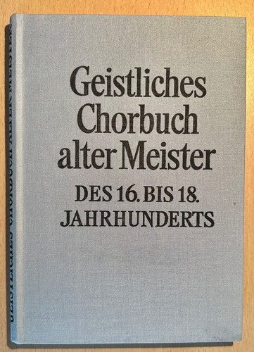 Geistliches chorbuch alter - geistliches,