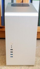 Jonsbo UMX3 micro ATX Aluminium PC Gehause * silber * mit 2x be quit! Lüfter