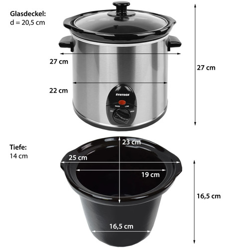 Syntrox schongarer slow cooker - syntrox,