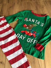 Jungen Schlafanzug Weihnachten Gr. 122/128 von H&M