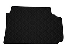 Schwarz Gestepptes Öko Leder