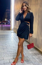 ZARA MINIKLEID Cut out Gr. XS