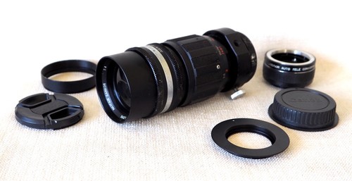 200mm super teleobjektiv 2x - 200mm, +