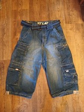 JET LAG 3/4 Cargoshorts 007 B Denim Jeansshorts M