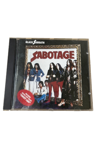 Black sabbath sabotage - black, +