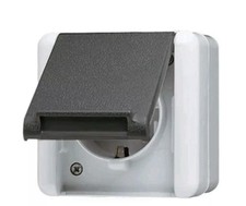 Jung WG820 Aufputz Steckdosen