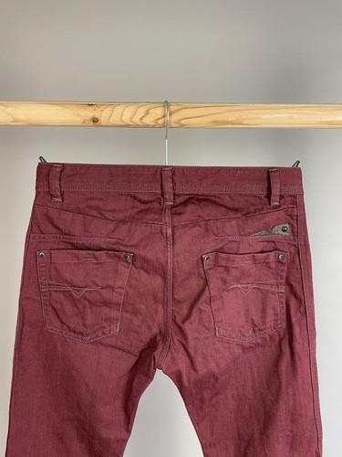 Men diesel jeans burgundy - men,
