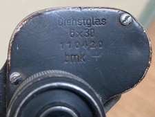Deutsche Wehrmacht Original Dienstglas 6x30 seltener Hersteller bmk  Protektorat