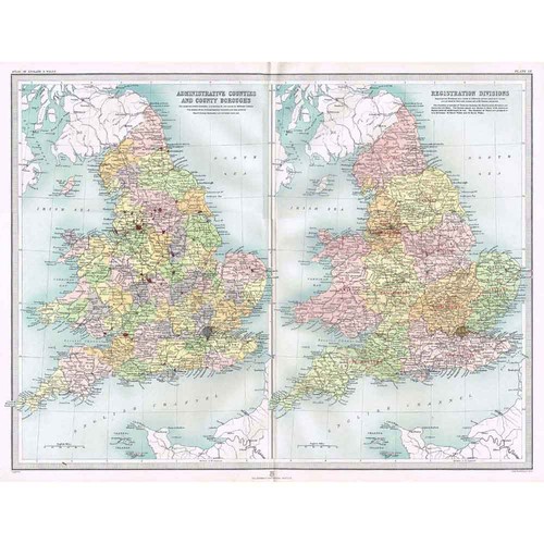 England und wales - und, grafschaften