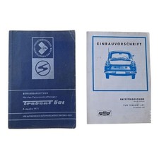 TRABANT 601 Reparaturhandbuch (1971) DDR + Einbauvorschrift Entstörgeschirr