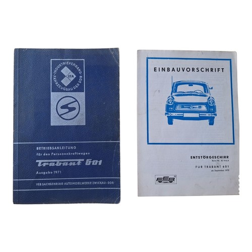 Trabant 601 reparaturhandbuch - trabant,