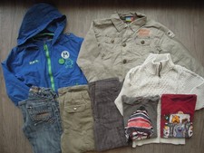 süßes Bekleidungspaket Jungs Gr. 122/128 Hosen Jacken Pullover