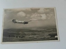 AK Der deutsche Segelflug usw. Flugzeug,Männer,Landschaft gel.13.5.42