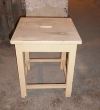 true Vintage: alter Hocker Schemel Blumenhocker Shabby Chic Landhaus Abh.40219