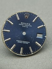 #970 ORIGINAL ROLEX 15000 15210 ZIFFERBLATT DIAL DATE BLAU FADED 3035 3135