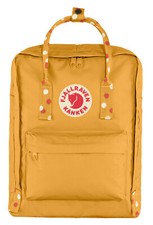 Fjällräven Kånken Original Rucksack Rucksack Ochre - Confetti Pattern dunkelgelb