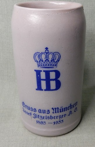 Alter bierkrug hofbräuhaus - hb,