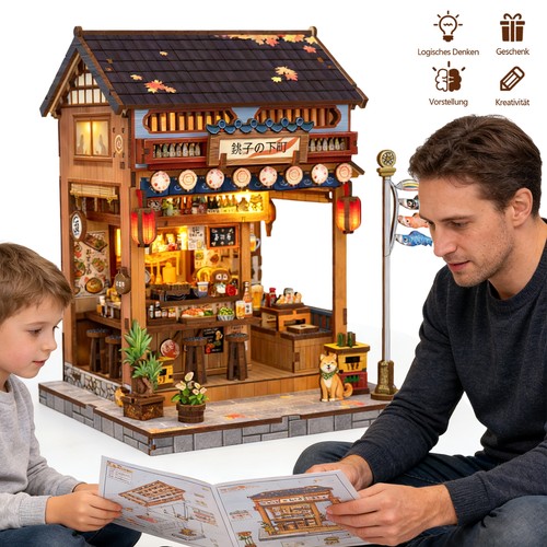 Mini puppenhaus miniatur mit - mini,
