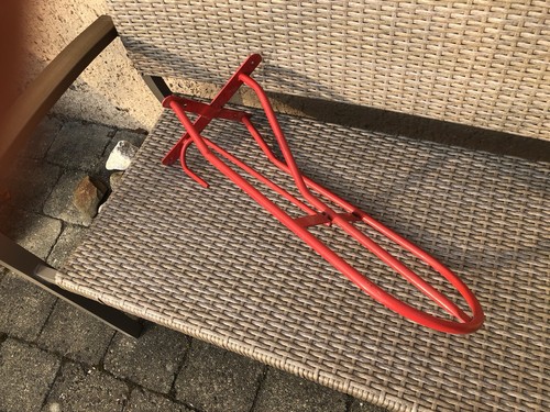 Sattelhalter rot metall - rot,