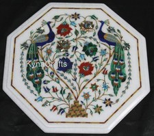 Pfau Kunst Kaffee Tisch Top