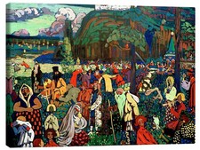 Leinwandbild Das bunte Leben - Wassily Kandinsky