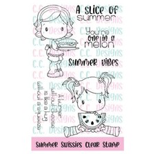 C.C. Designs, clear stamp