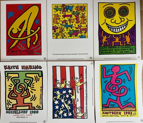 Keith haring 6prints - keith, dem