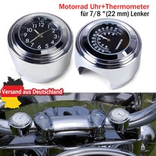 7/8" 1"Motorrad Lenkeruhr