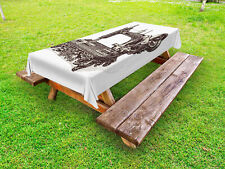 Steampunk Outdoor Tischdecke