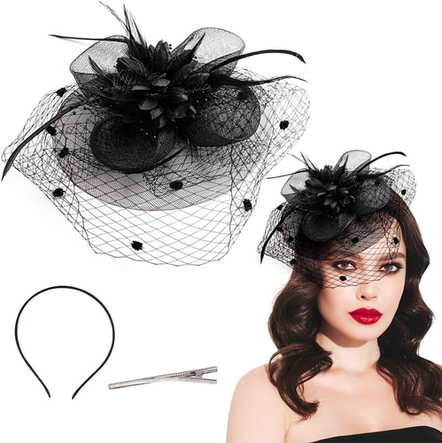 Fascinator hut vintage - fascinator,