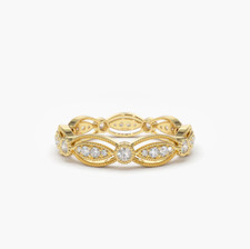 Gold ring 14K 585 yellow gold
