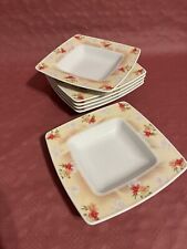 Wellco Design Suppenteller tiefe Teller 6 Stück Porzellan Van Well