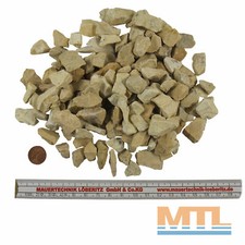 25 kg Gartenkies Zierkies Kalksplitt Yellow Sun 8/16 mm Juramarmor Marmorsplitt