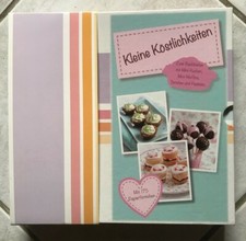 Backbücher "Kleine Köstlichkeiten", zwei Bücher in Schubert mit Muffinförmchen