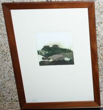 Holz Rahmen mit Bild 32 x 23,8