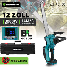 12 Zoll Akku Kettensäge Elektro Motorsäge Bürstenloser Motorkettensäge Baumsäge