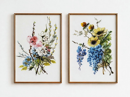 2er set vintage aquarell - 2er,
