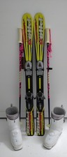 Völkl Racetiger Kinfer Ski Set 120 cm+Schuhe Gr 36-36,5 neue Stöcke. 