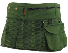 Wickelrock, Cacheur, Sidebag, Minirock - olive