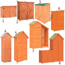 Holz Gerätehaus Geräteschuppen Gartenschrank Geräteschrank Garten Schuppen